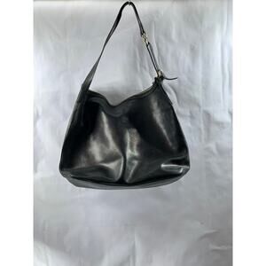 CALVIN KLEIN Women's Black Faux Leather Textured Shoulder Bag